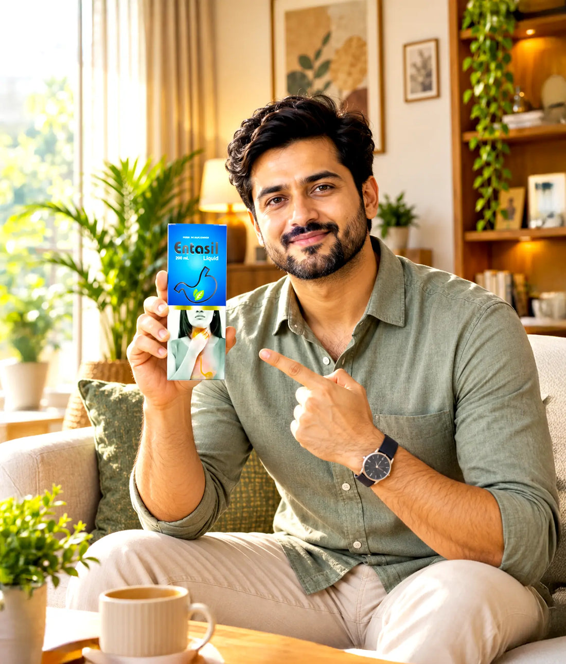 Entasil is Ayurvedic Syrup For Gas And Acidity