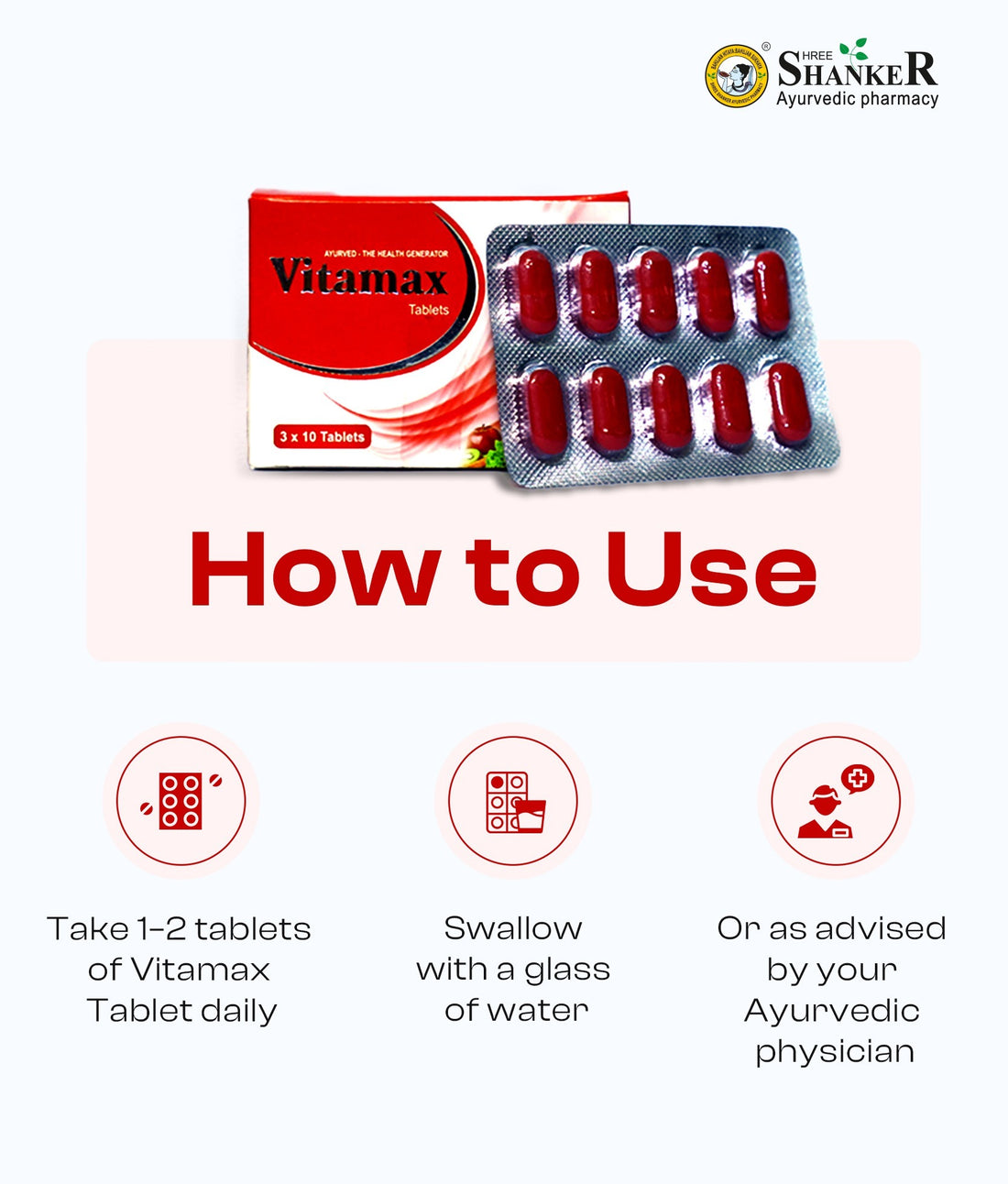Vitamax Tablet for Ayurvedic Multivitamin Tablets