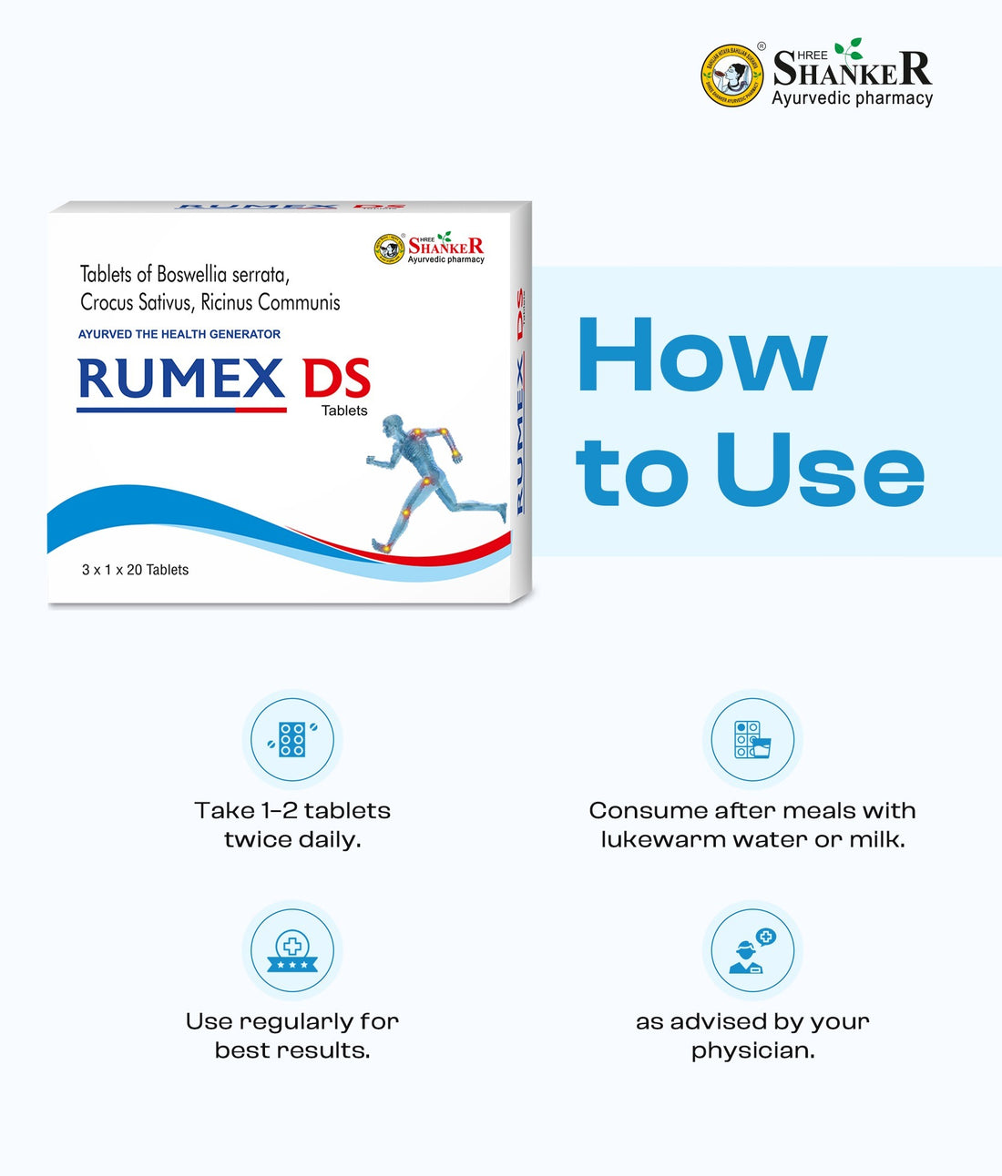 Rumex Ds Tablet-Best Ayurvedic Medicine for Joint Pain